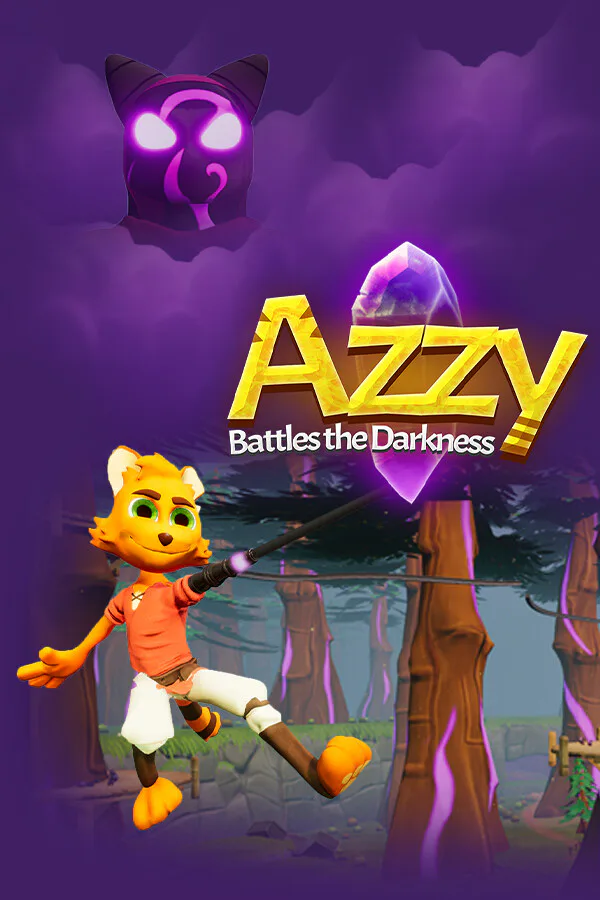 Copertina di Azzy Battles the Darkness