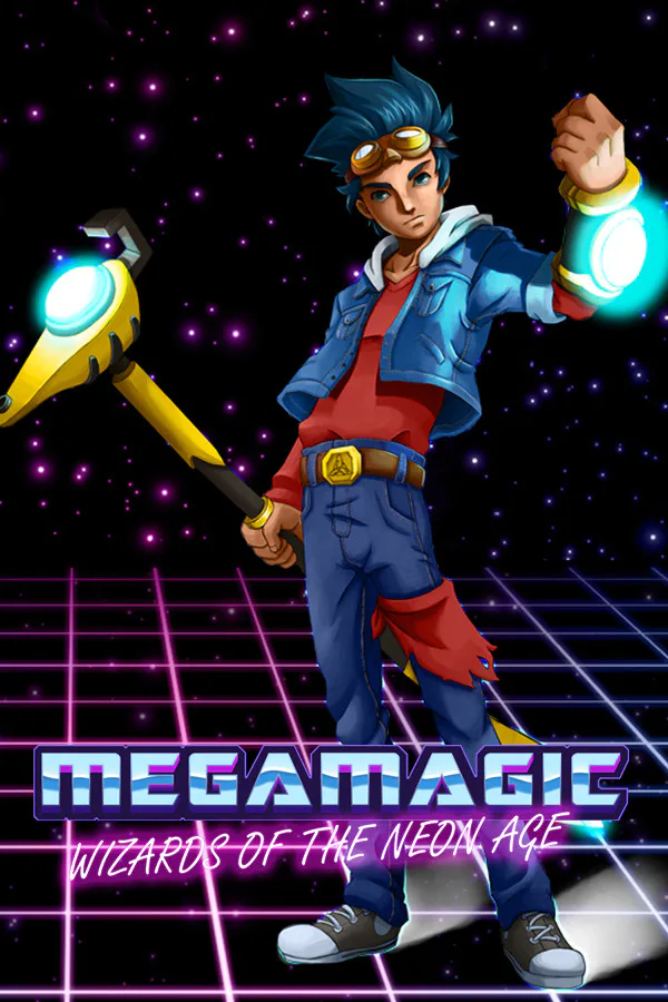 Copertina di Megamagic: Wizards of the Neon Age