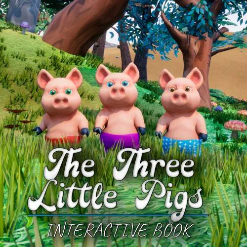 Copertina di The Three Little Pigs: Interactive Book