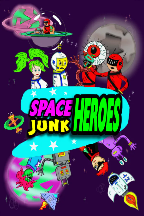 Copertina di SPACE JUNK HEROES