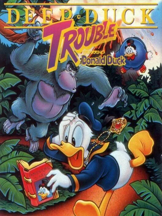Copertina di Deep Duck Trouble Starring Donald Duck