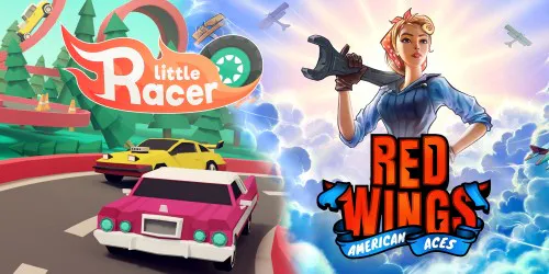 Copertina di Little Racers + Red Wings: American Aces