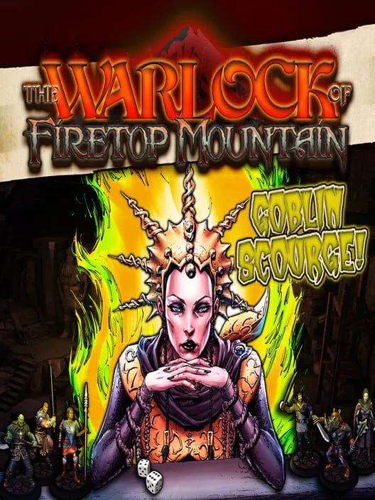 Copertina di The Warlock of Firetop Mountain: Goblin Scourge Edition!