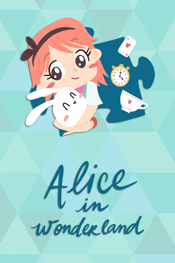 Copertina di Alice in Wonderland - a jigsaw puzzle tale
