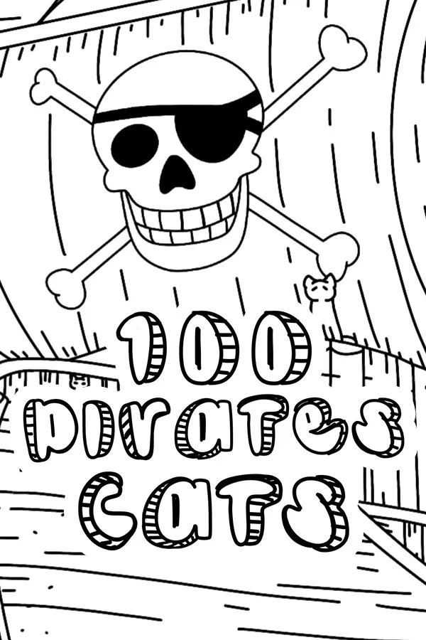 Copertina di 100 Pirate Cats