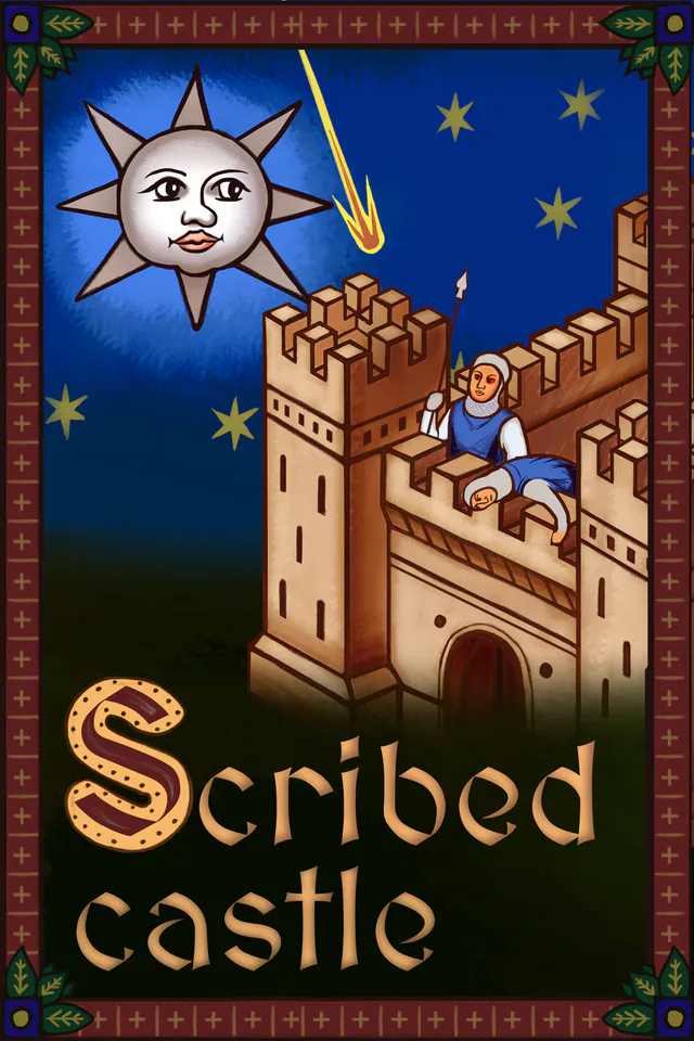 Copertina di Scribed castle