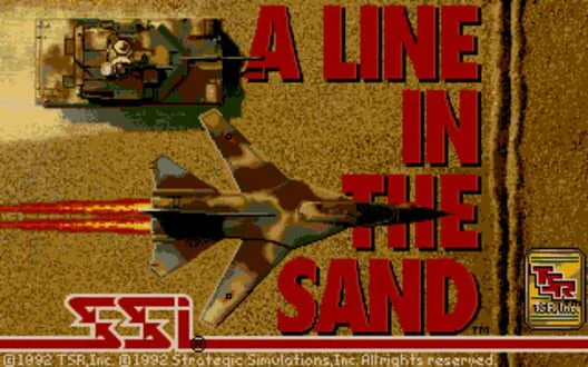 Copertina di A Line in the Sand