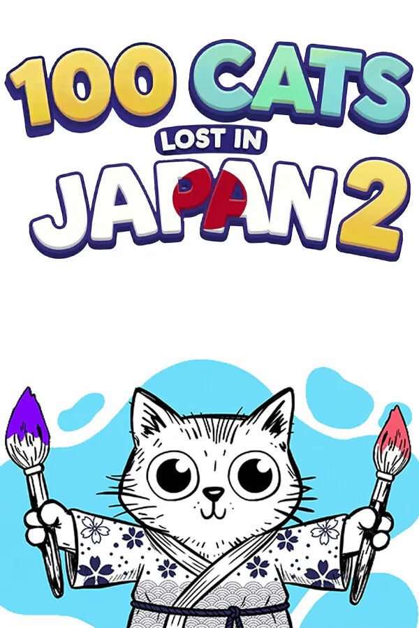 Copertina di 100 Cats Lost in Japan 2 Find & Color
