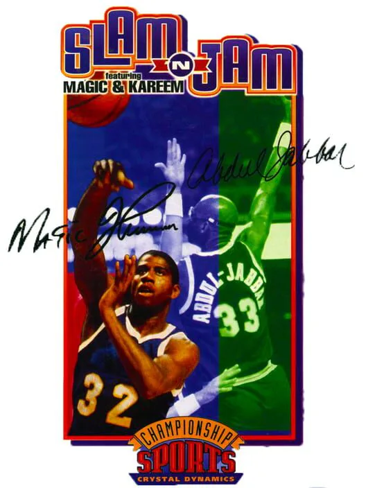 Copertina di Slam 'n Jam '96 Featuring Magic & Kareem