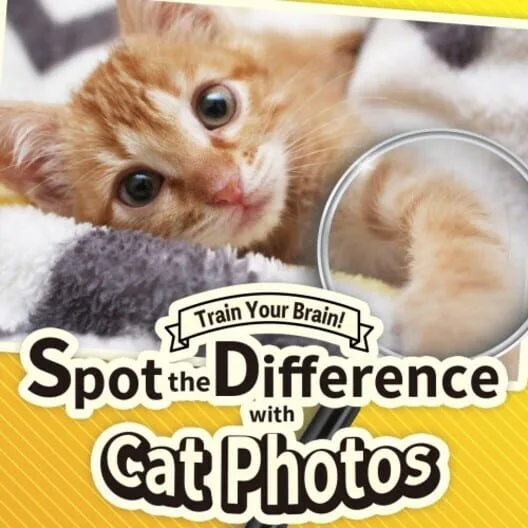 Copertina di Train Your Brain! Spot the Difference with Cat Photos