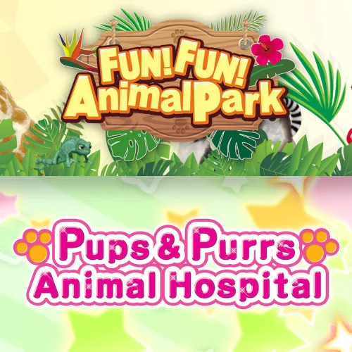 Copertina di Pups & Purrs Animal Hospital and Fun! Fun! Animal Park