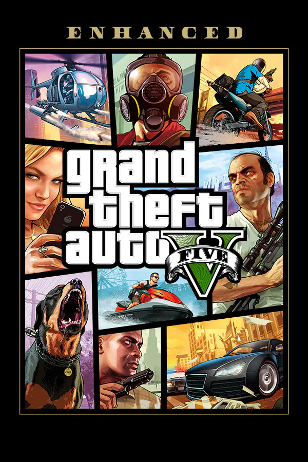 Copertina di Grand Theft Auto V Enhanced