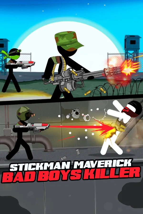 Copertina di Stickman Maverick : Bad Boys Killer