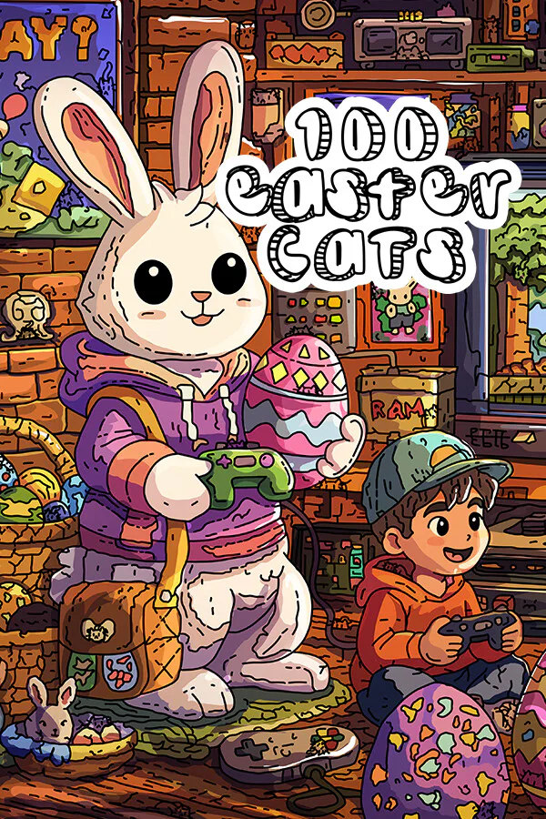 Copertina di 100 Easter Cats