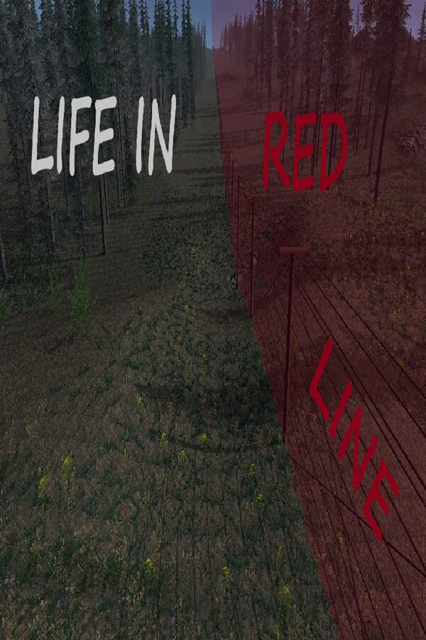 Copertina di Life in red line