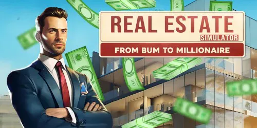 Copertina di REAL ESTATE Simulator - FROM BUM TO MILLIONAIRE