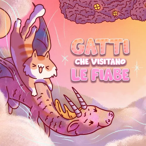 Copertina di Gatti che Visitano le Fiabe
