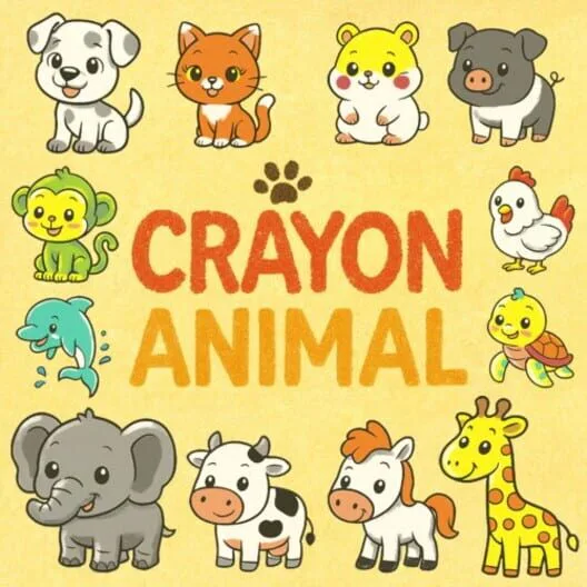 Copertina di CRAYON ANIMAL