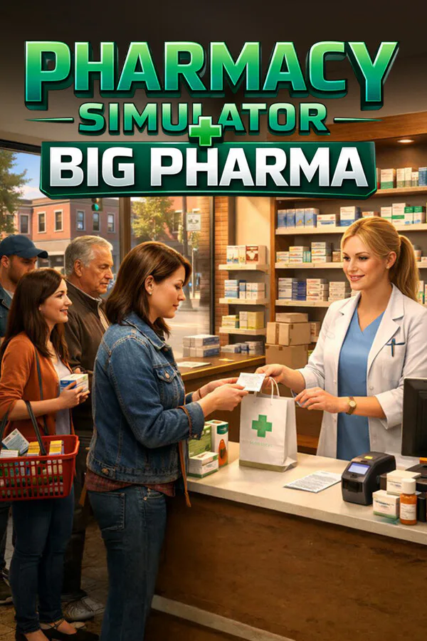 Copertina di Pharmacy Simulator: Big Pharma
