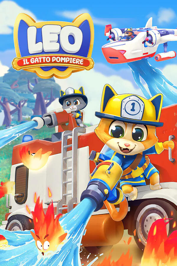 Copertina di Leo: The Firefighter Cat