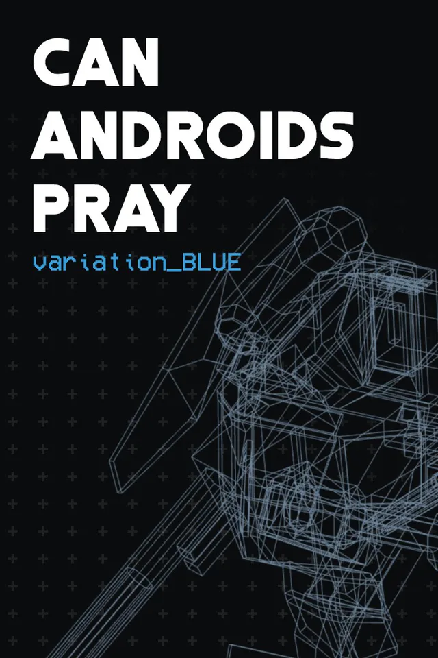 Copertina di CAN ANDROIDS PRAY: BLUE