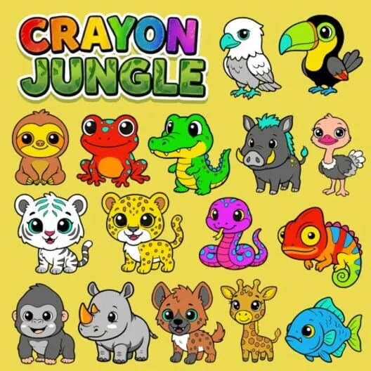 Copertina di CRAYON JUNGLE