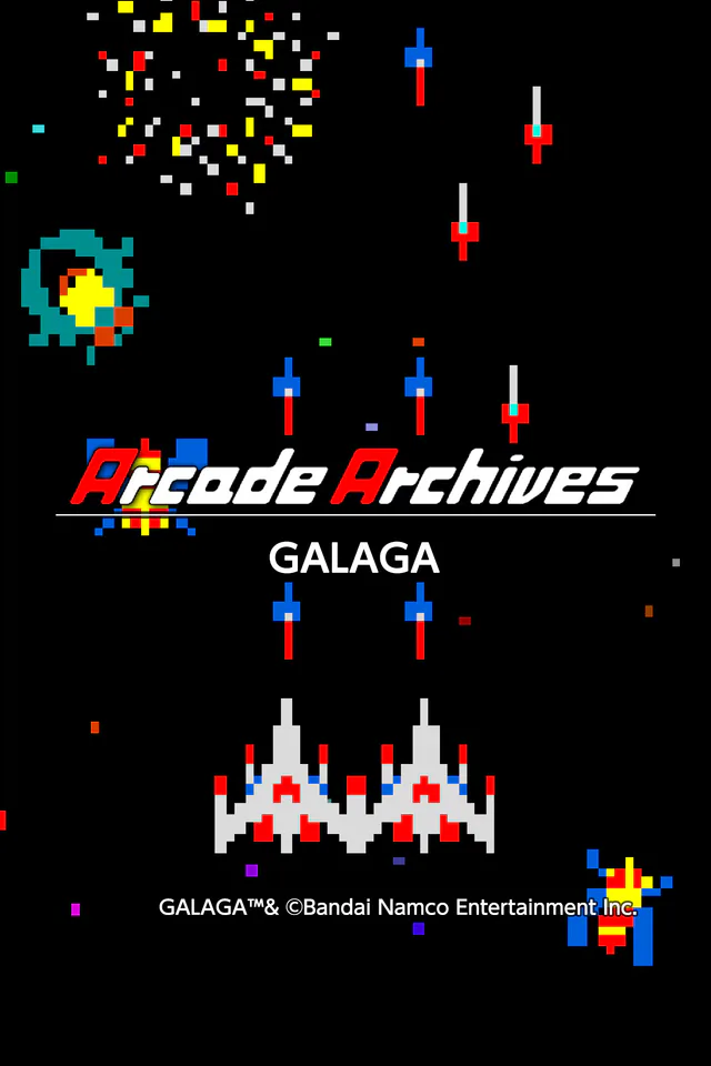 Copertina di Arcade Archives GALAGA
