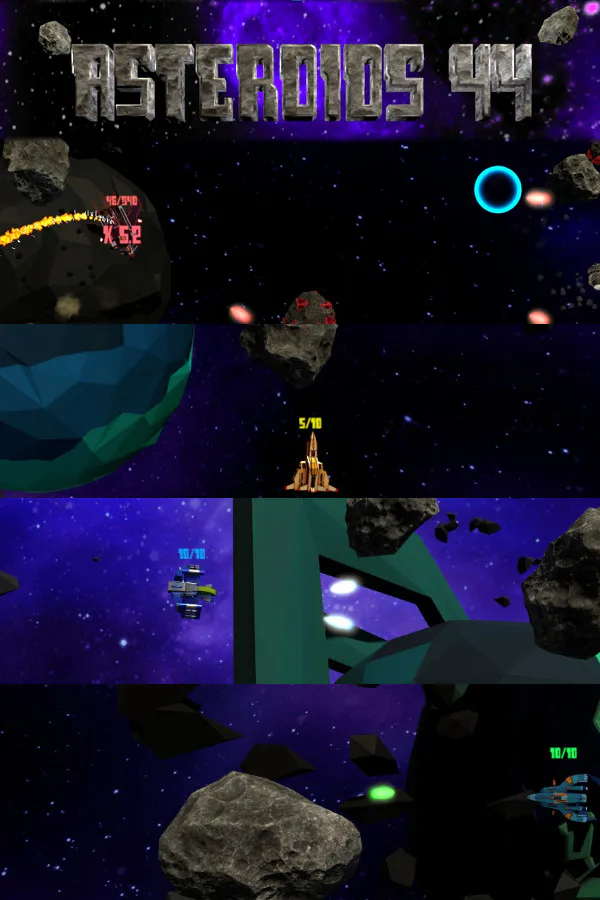 Copertina di Asteroids 44 (For Four)