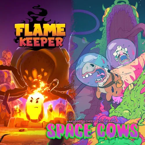 Copertina di Flame Keeper + Space Cows