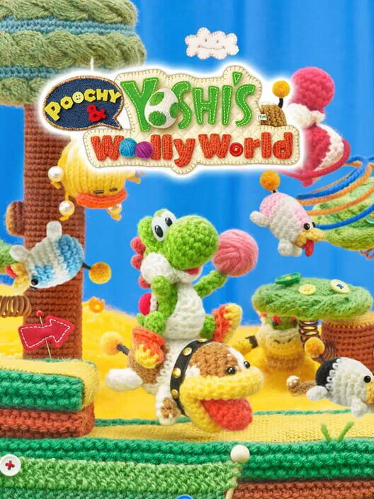 Copertina di Poochy & Yoshi's Woolly World
