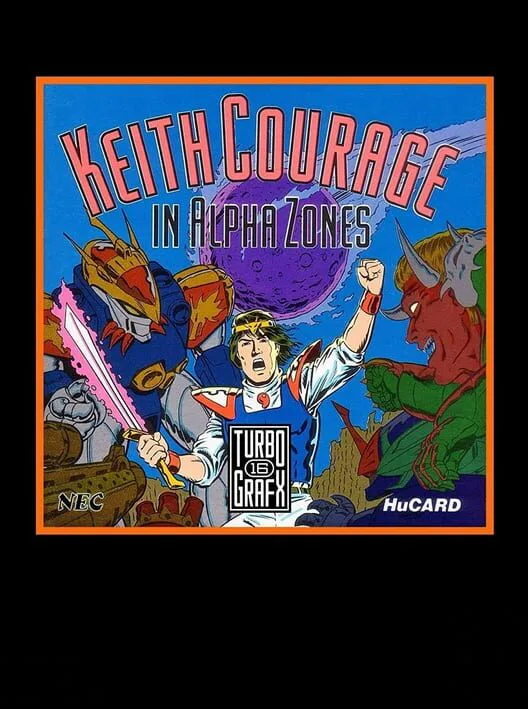 Copertina di Keith Courage in Alpha Zones