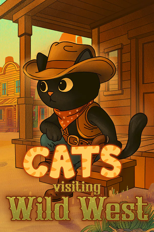 Copertina di Cats Visiting Wild West