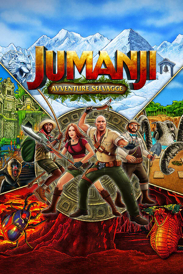 Copertina di Jumanji: Avventure selvagge