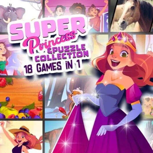 Copertina di Super Princess & Puzzle Collection: 18 Games in 1