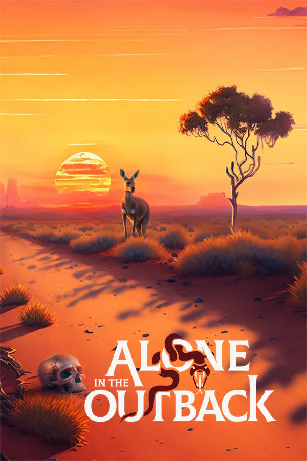 Copertina di Alone in the Outback