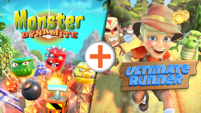 Copertina di Bundle: Monster Dynamite + Ultimate Runner