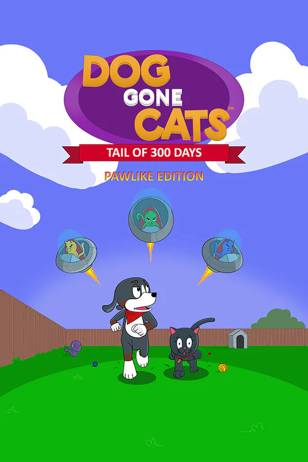 Copertina di Dog Gone Cats: Tail of 300 Days (Pawlike Edition)