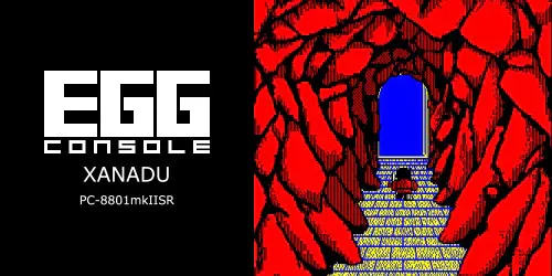 Copertina di EGGCONSOLE XANADU PC-8801 PC-8801mkIISR