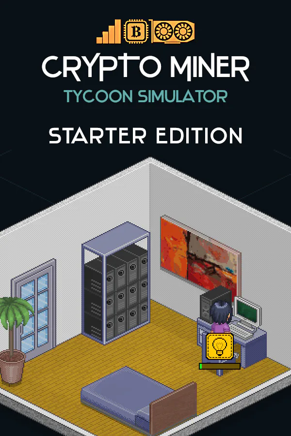 Copertina di Crypto Miner Tycoon Simulator Starter Edition