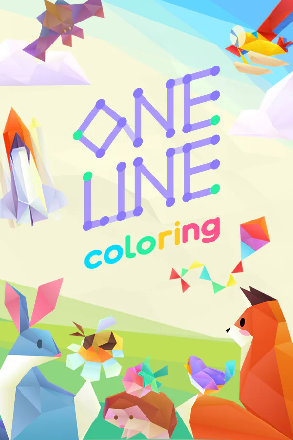 Copertina di One Line Coloring