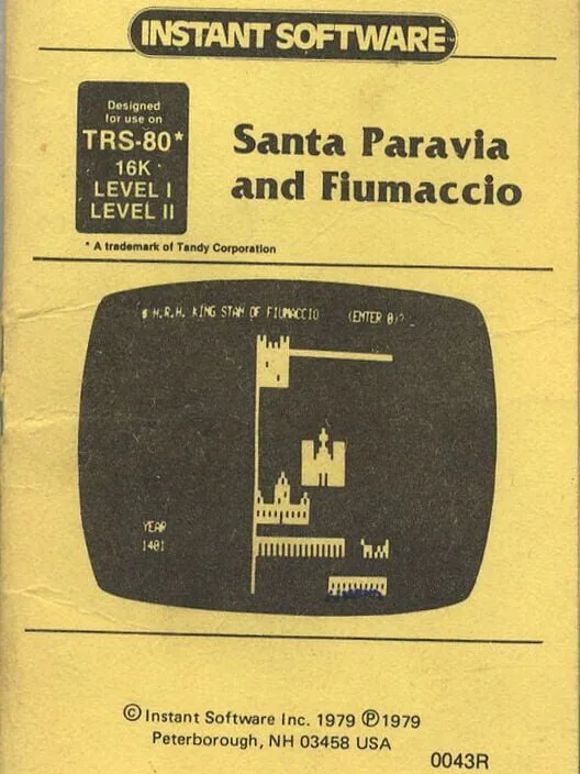 Copertina di Santa Paravia and Fiumaccio