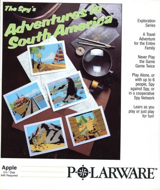 Copertina di The Spy's Adventures in South America