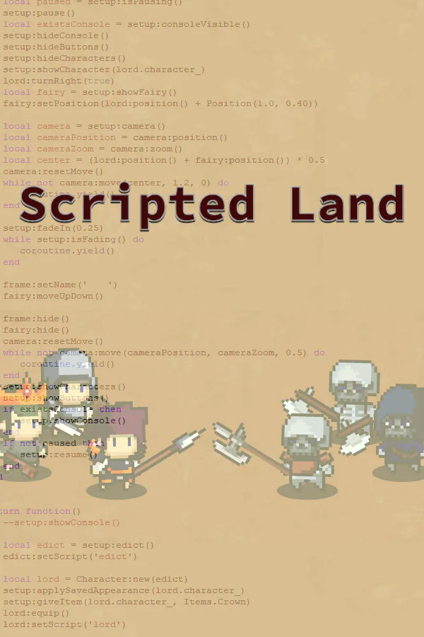 Copertina di Scripted Land
