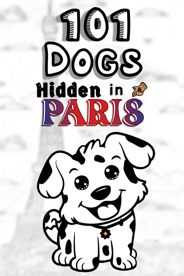 Copertina di 101 Dogs Hidden in Paris