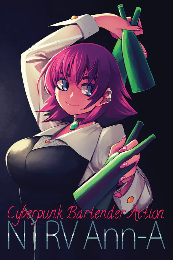 Copertina di N1RV Ann-A: Cyberpunk Bartender Action