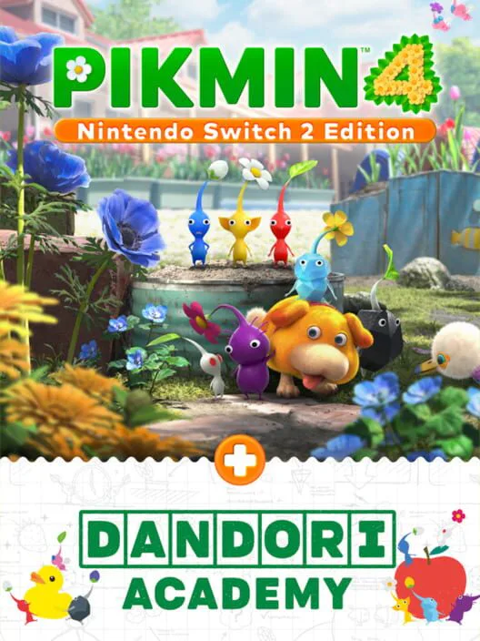 Copertina di Pikmin 4: Nintendo Switch 2 Edition + Dandori Academy