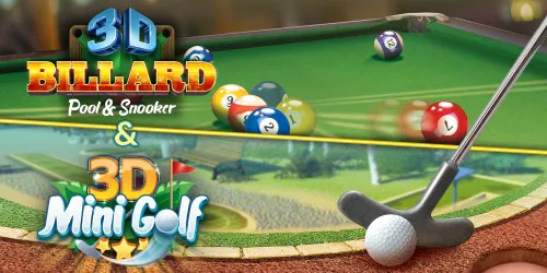 Copertina di 3D Billiards & 3D MiniGolf Bundle