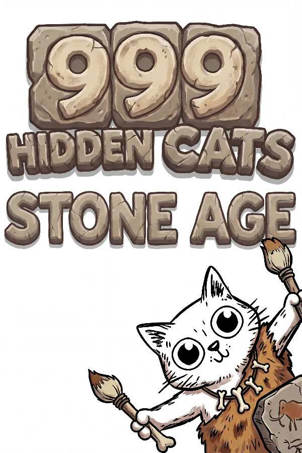 Copertina di 999 Hidden Cats: Stone Age Together