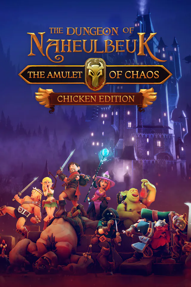 Copertina di The Dungeon of Naheulbeuk: The Amulet of Chaos