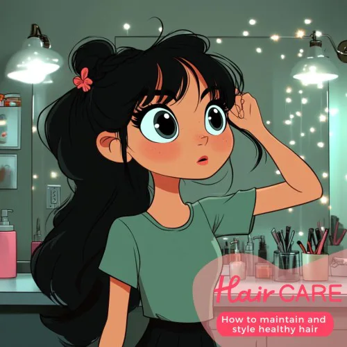 Copertina di Hair care: How to maintain and style healthy hair